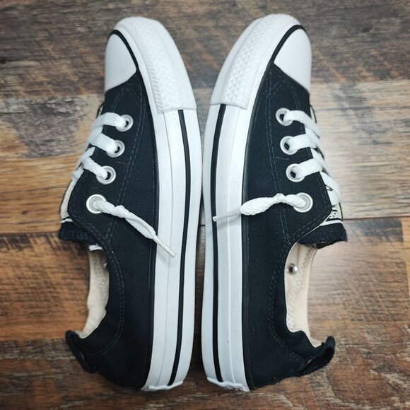 Converse Women's Chuck Taylor Shoreline Sneaker Black White Shoes Size 5 - Picture 6 of 8